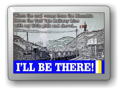 I'll be there, Cardiff City FC fridge magnet